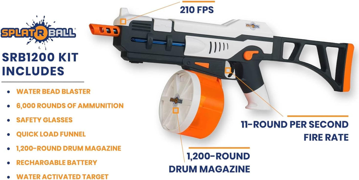 Rechargeable Battery Powered Water Bead Gel Ball Blaster V285