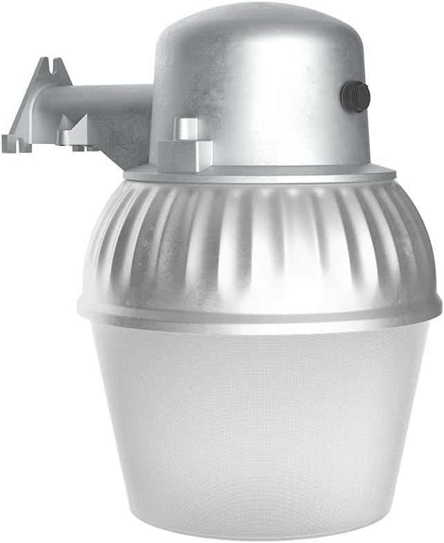 Gray Outdoor LED Area Light with Photocell W385