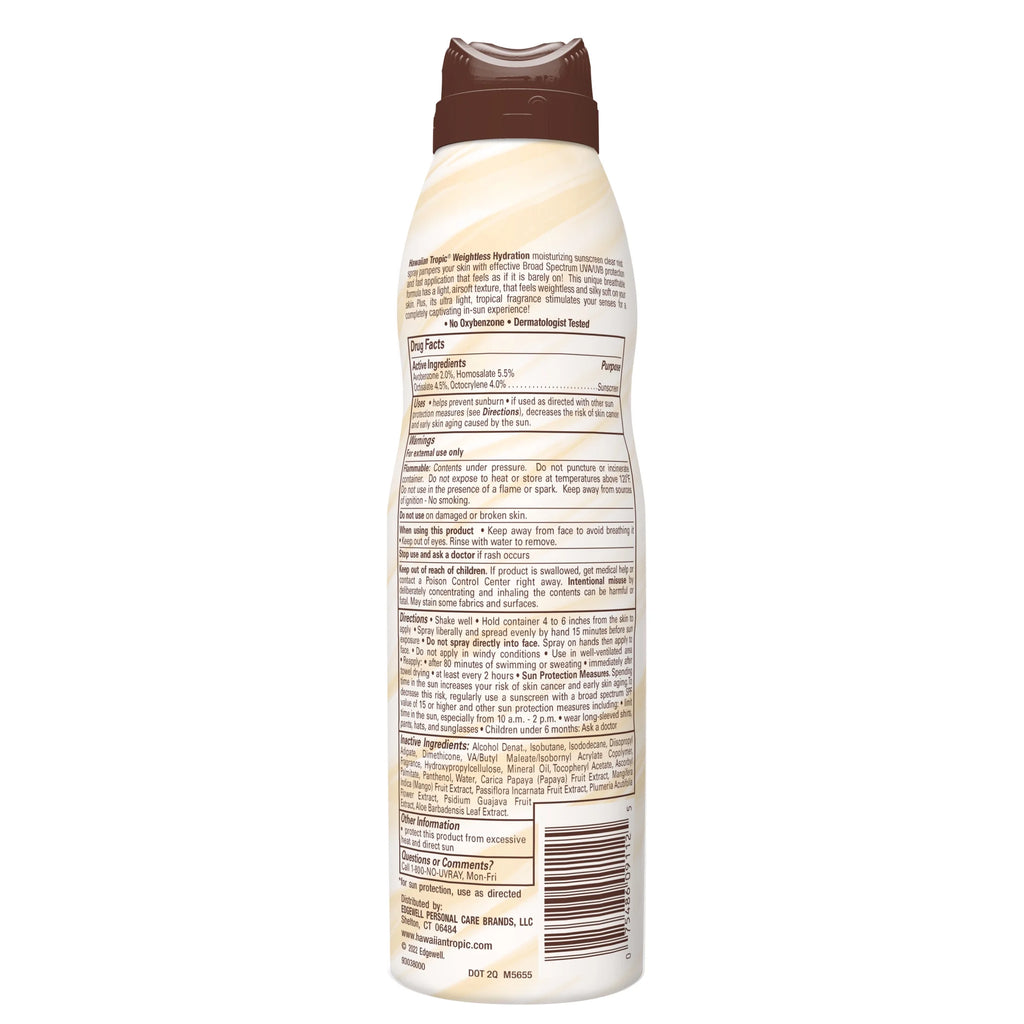 Clear Spray Sunscreen SPF 30, 6oz W801