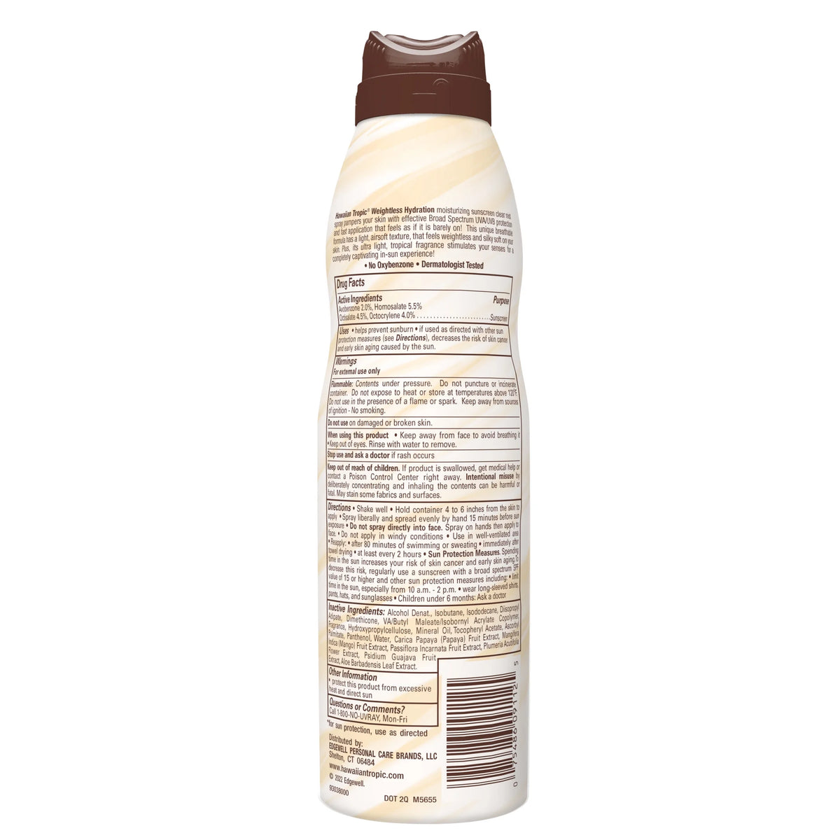 Clear Spray Sunscreen SPF 30, 6oz W801