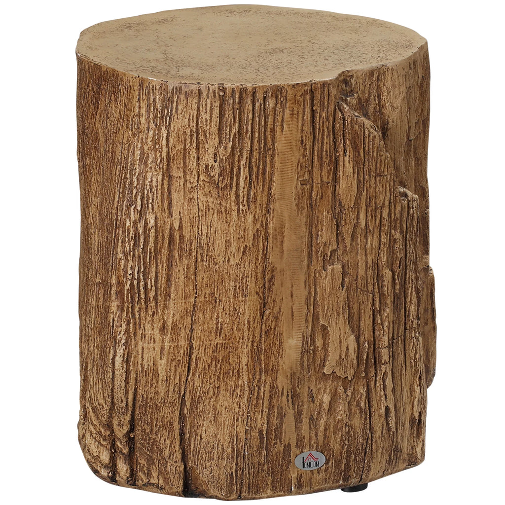 Natural Wood Grain Round Side Table H609