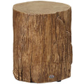 Natural Wood Grain Round Side Table H609