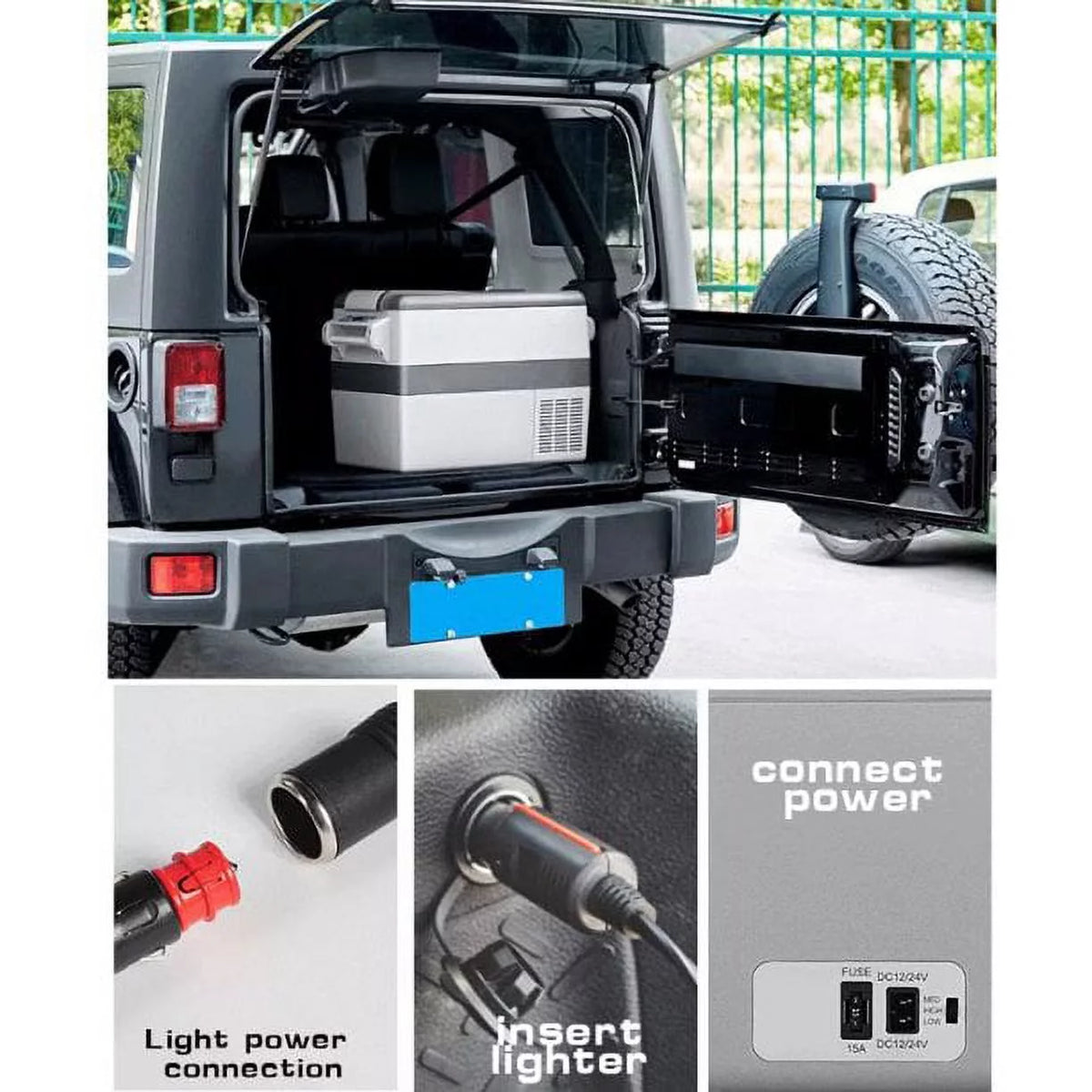 52L Portable Compressor Refrigerator Freezer J390
