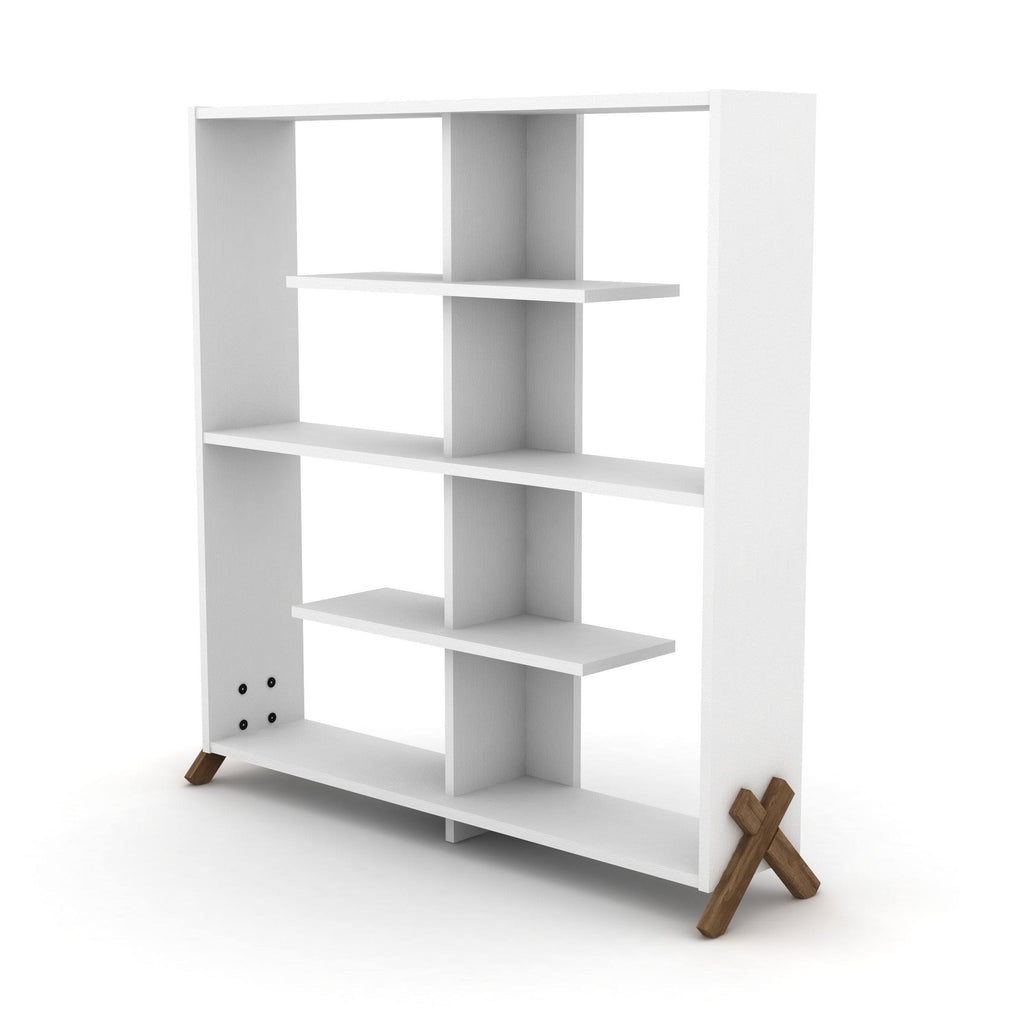 White Bookcase W5550