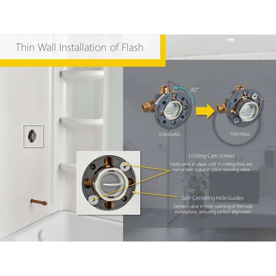 Chrome Shower Only Trim Kit with Cartridge O73577