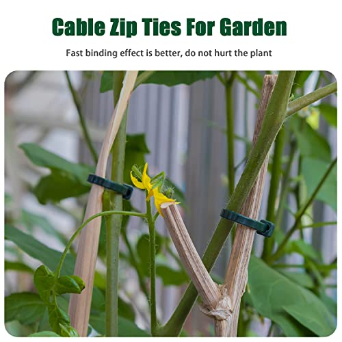 6 inch Green Nylon Zip Ties P1645
