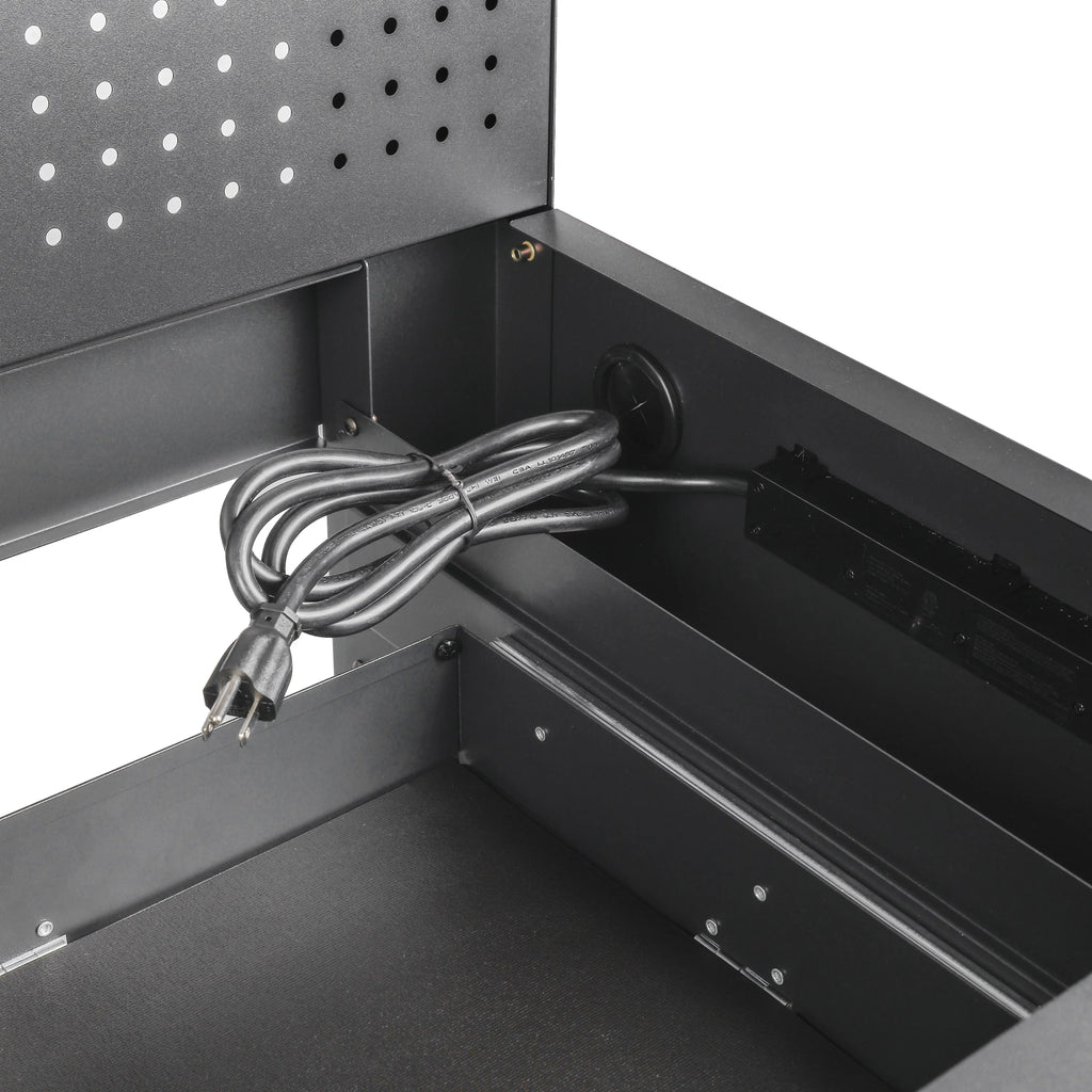 45-in Steel Multipurpose Workbench with LED Light & Power Strip Y744