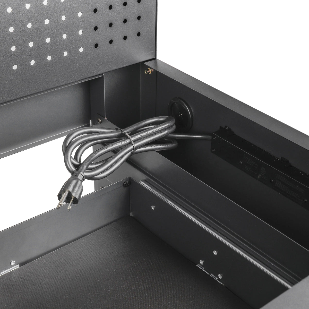 45-in Steel Multipurpose Workbench with LED Light & Power Strip Y744