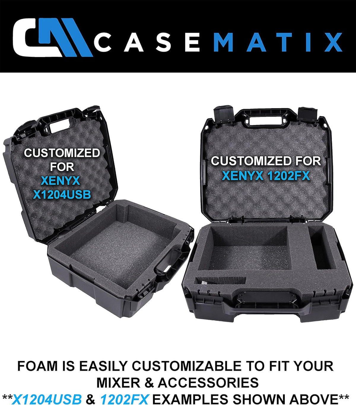 17 Hard Shell Audio Mixer Travel Case J57816
