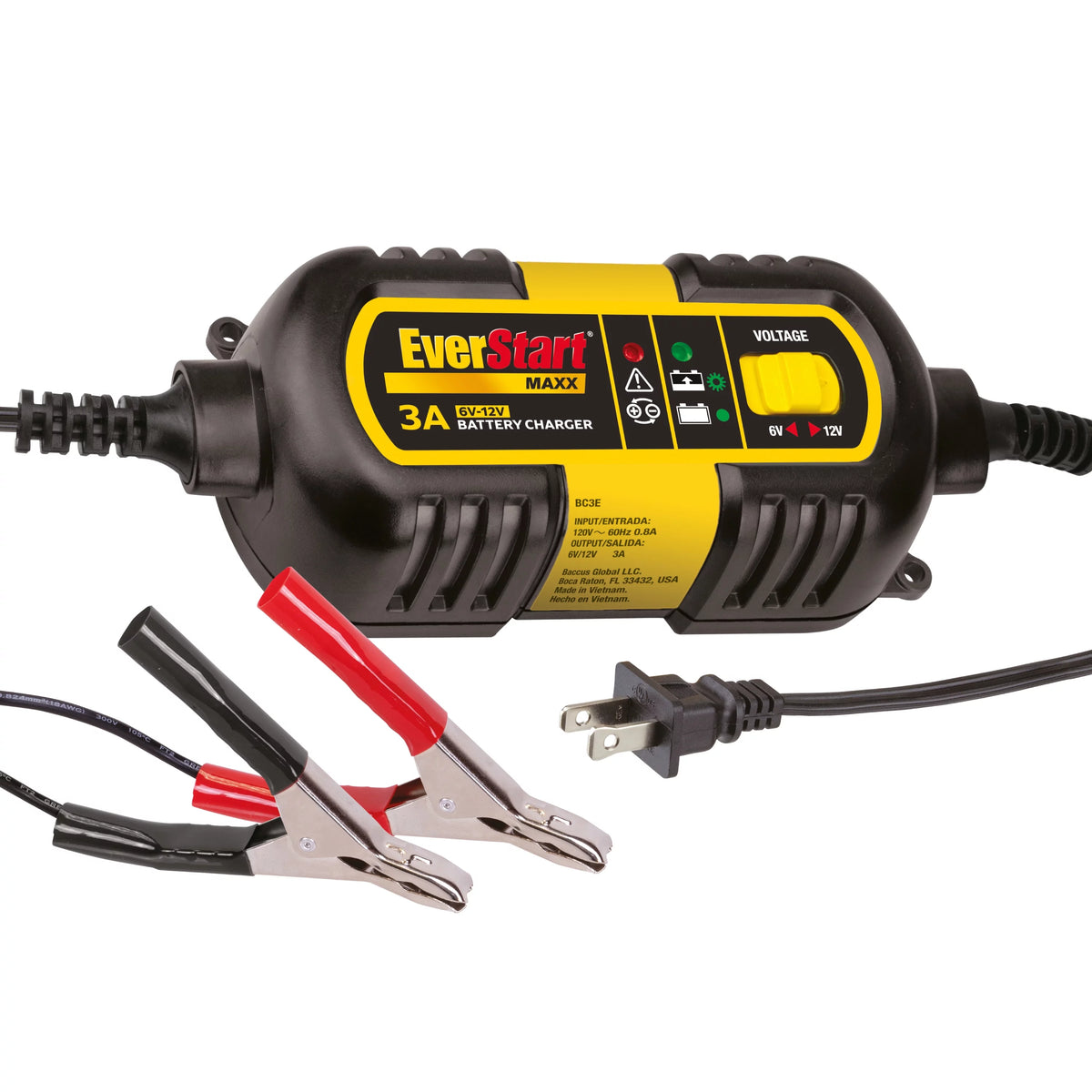 3 Amp 6V/12V Automotive Battery Charger V380761