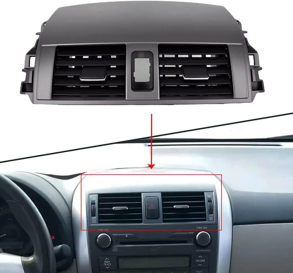 Center Dash Outlet Air Vent Panel for 2008-2013 Toyota Corolla A552