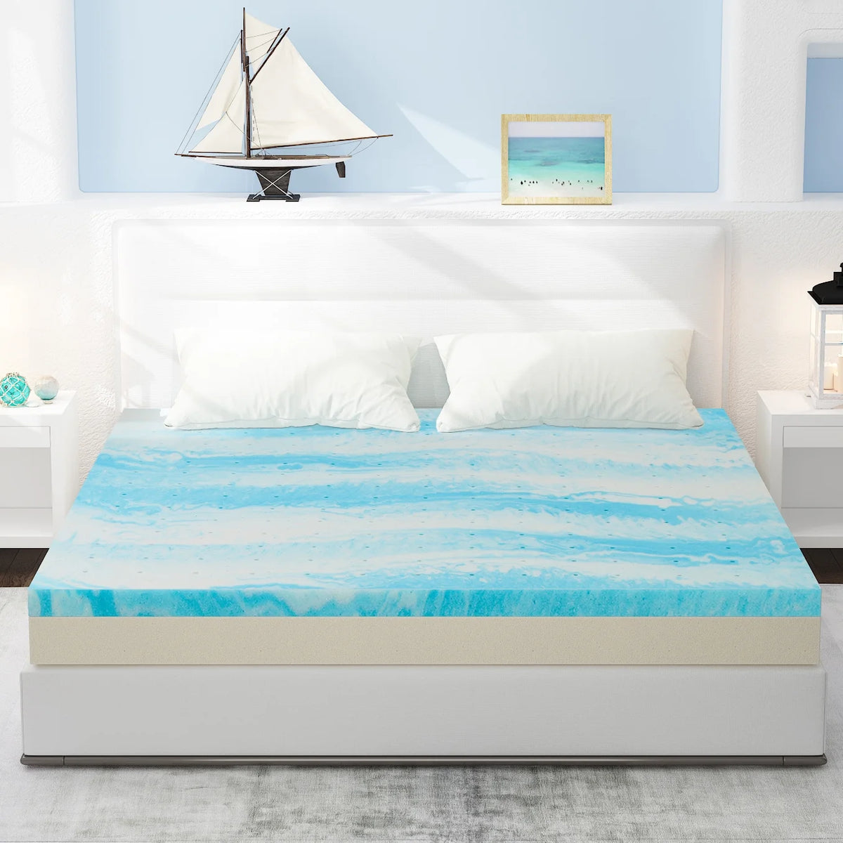3 Inch Memory Foam Mattress Topper J604119