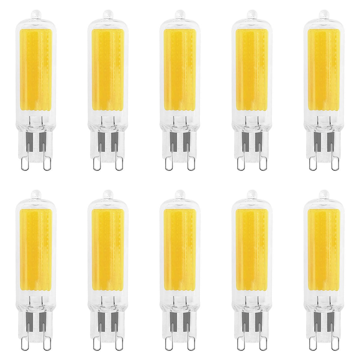 G9 LED Bulb Dimmable 4.5W 4000K Cool White 10 Pack Z89721