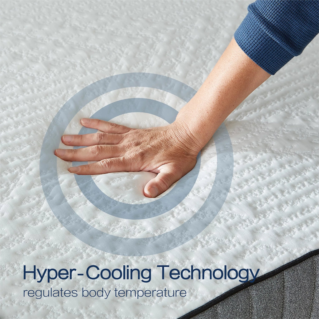 14 Medium Plush Gel Memory Foam Spring Mattress S3910