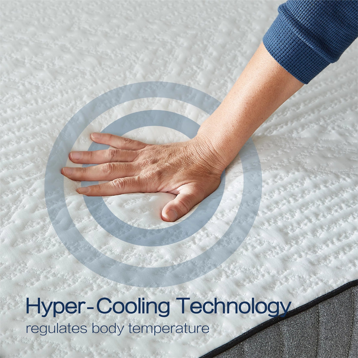 14 Medium Plush Gel Memory Foam Spring Mattress S3910