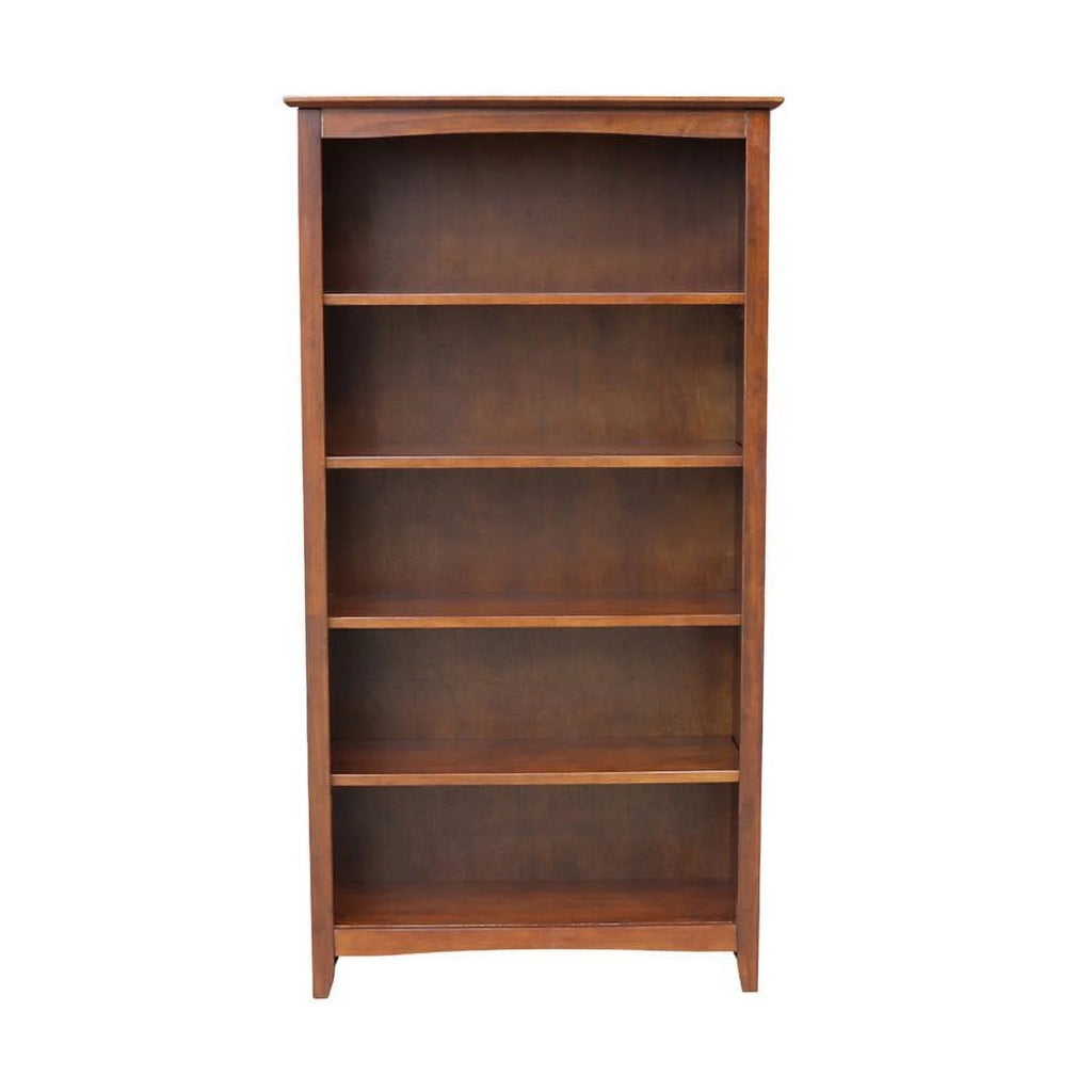 Solid Wood Shaker Bookcase 60 in H D16401