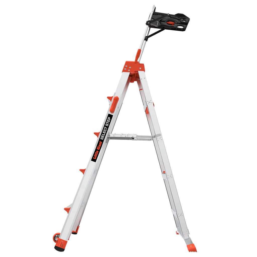 Aluminum Adjustable Stepladder Y229