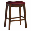 Red Backless Bar Stool N970