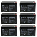 12V 9AH SLA Battery 6 Pack C41676