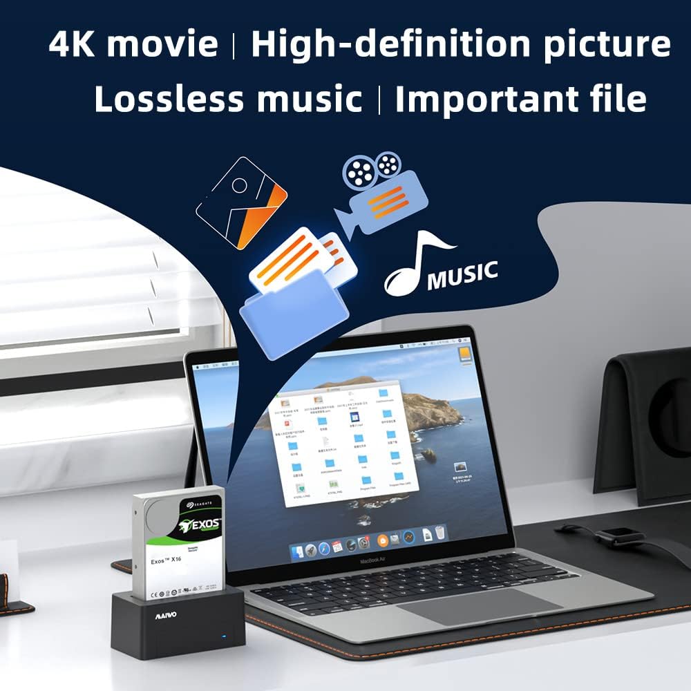 SAS to USB 3.0 External Hard Drive Docking Station B39894