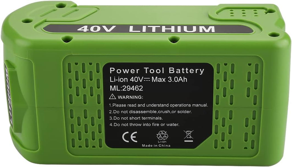 40V 3.0Ah Replacement Lithium Battery Pack of 2 P962
