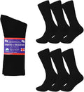 Non-Binding Cotton Crew Diabetic Socks L8102