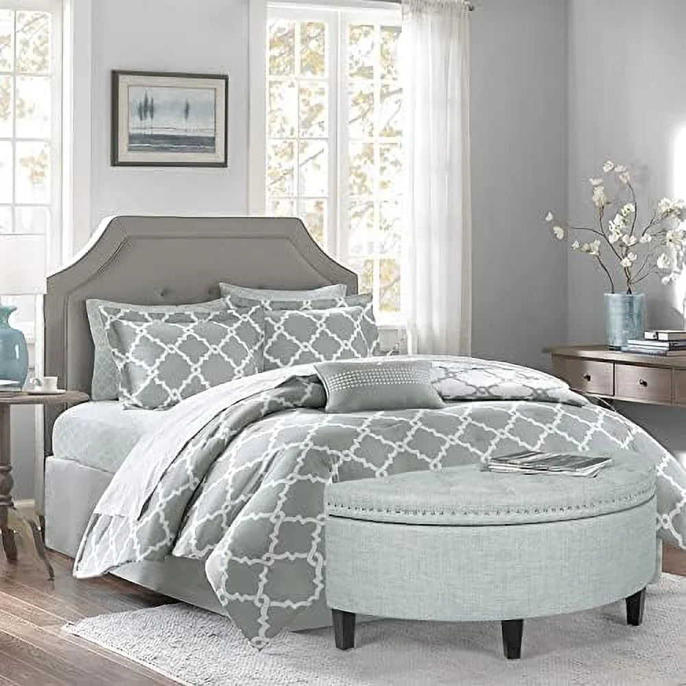 PU Leather Tufted Ottoman Bench I644601