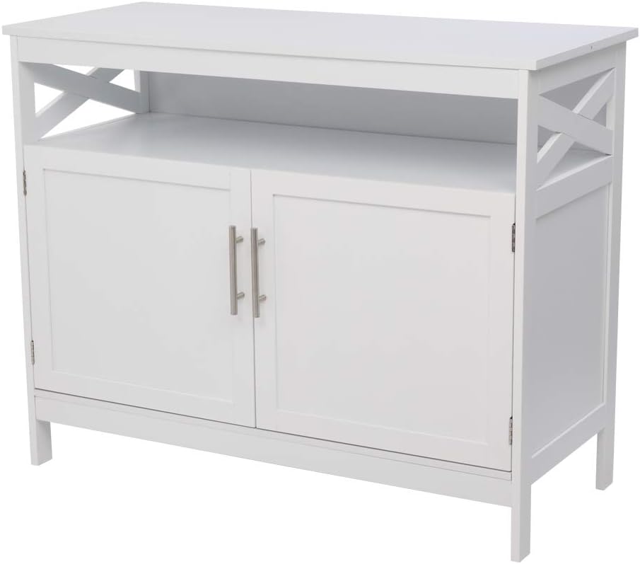Brown Glass Door Storage Cabinet Z145