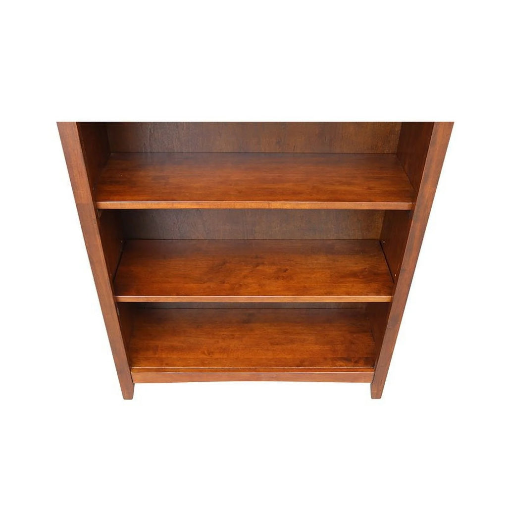 Solid Wood Shaker Bookcase 60 in H D16401