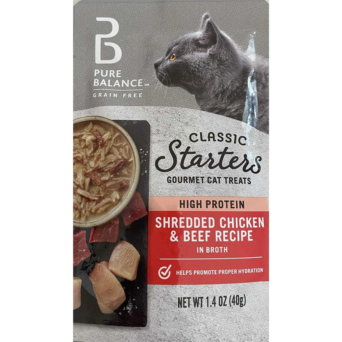 Shredded Chicken & Beef Broth Cat Treats J278839