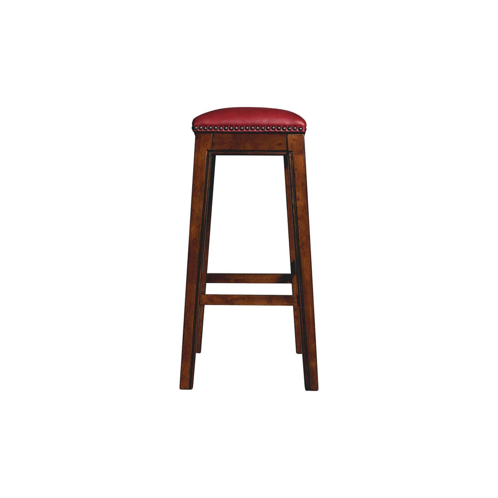 Red Backless Bar Stool N970