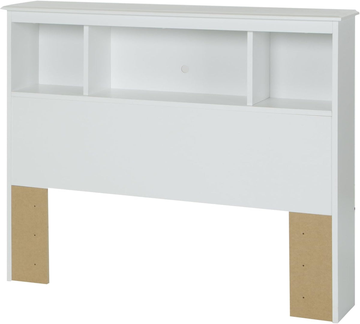 Pure White Bookcase Headboard M8460