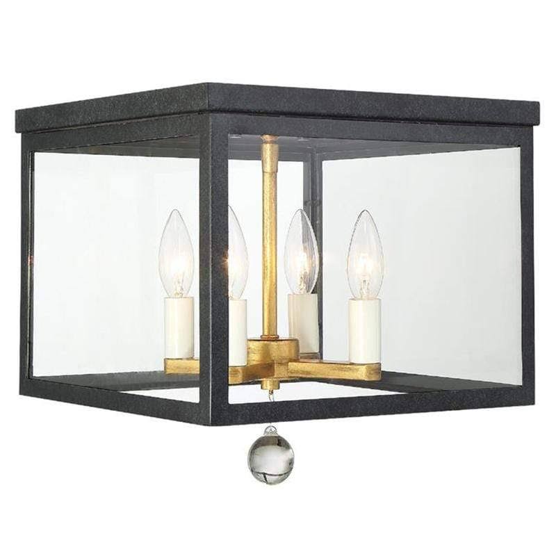 4-Light Ceiling Mount Nickel C9803