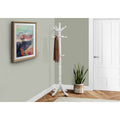 Antique White Wood Coat Rack M523541