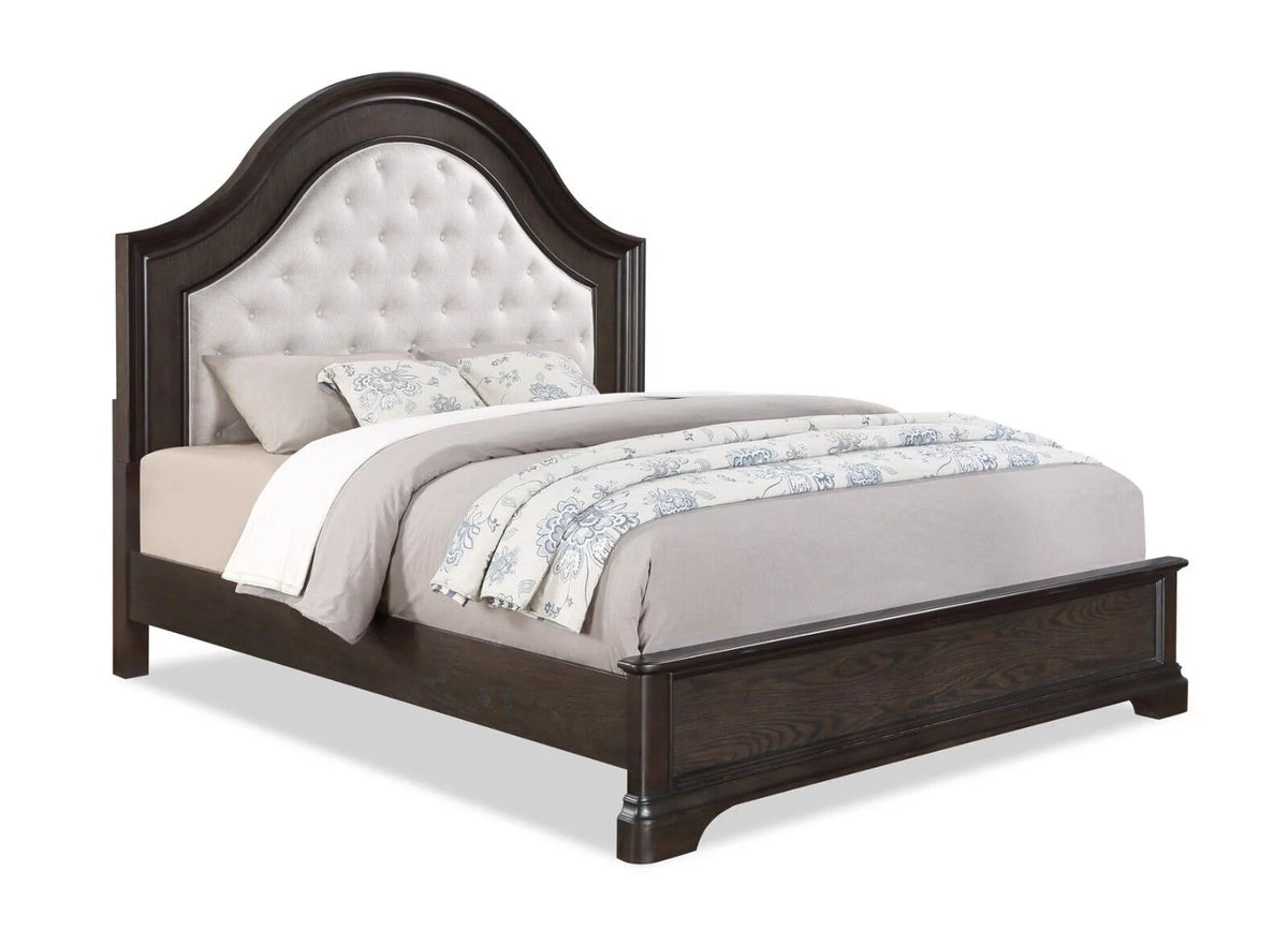King Size Arched Panel Bed Storage Set N799162