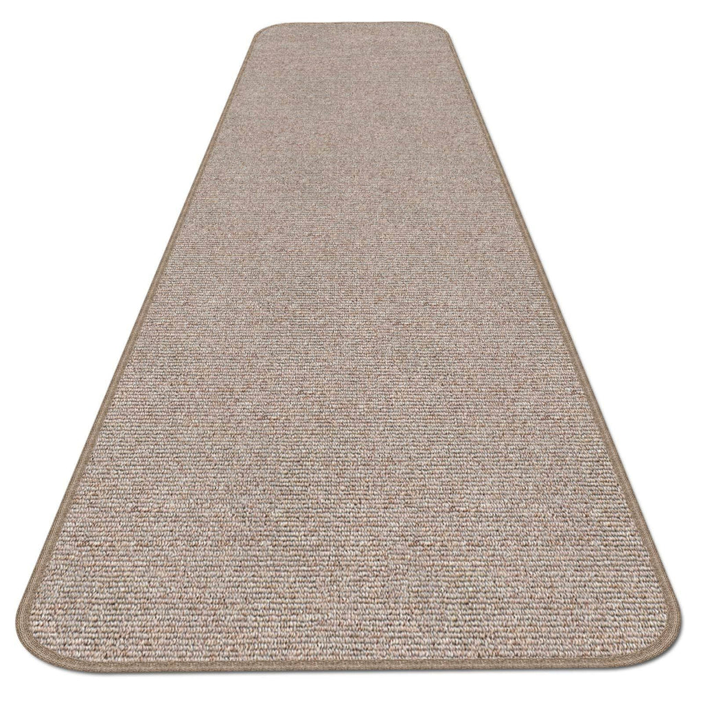 Pebble Beige Skid-Resistant Carpet Runner N904