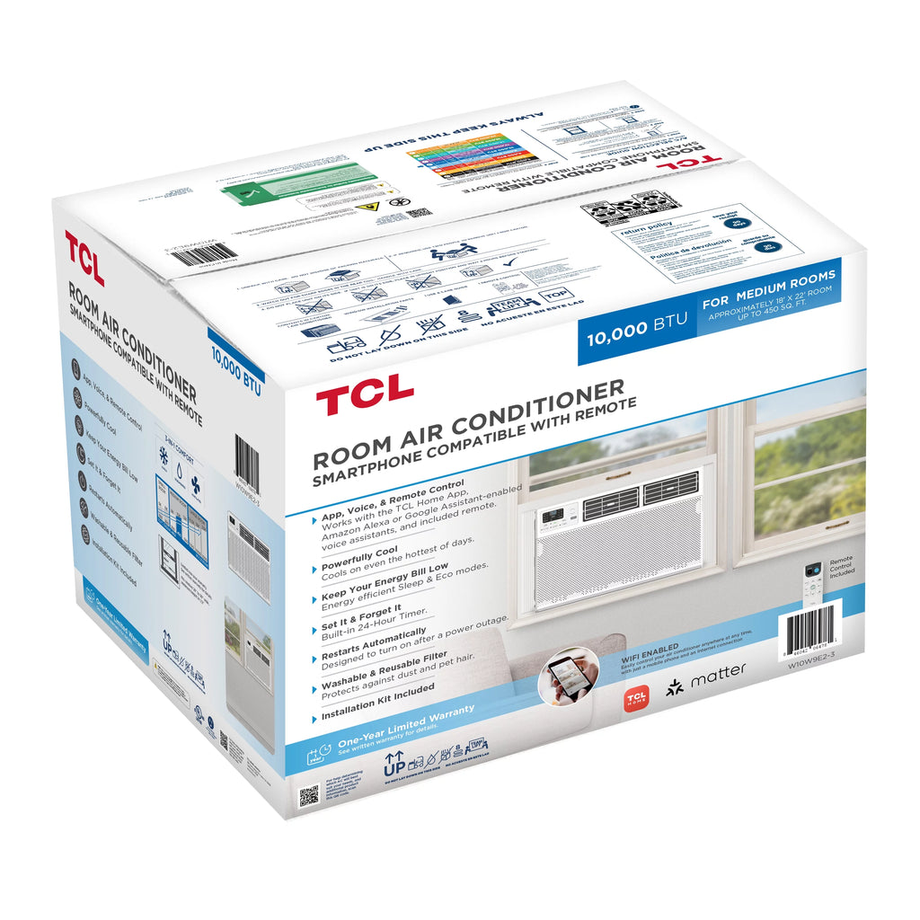 10,000 BTU Smart Window Air Conditioner T498