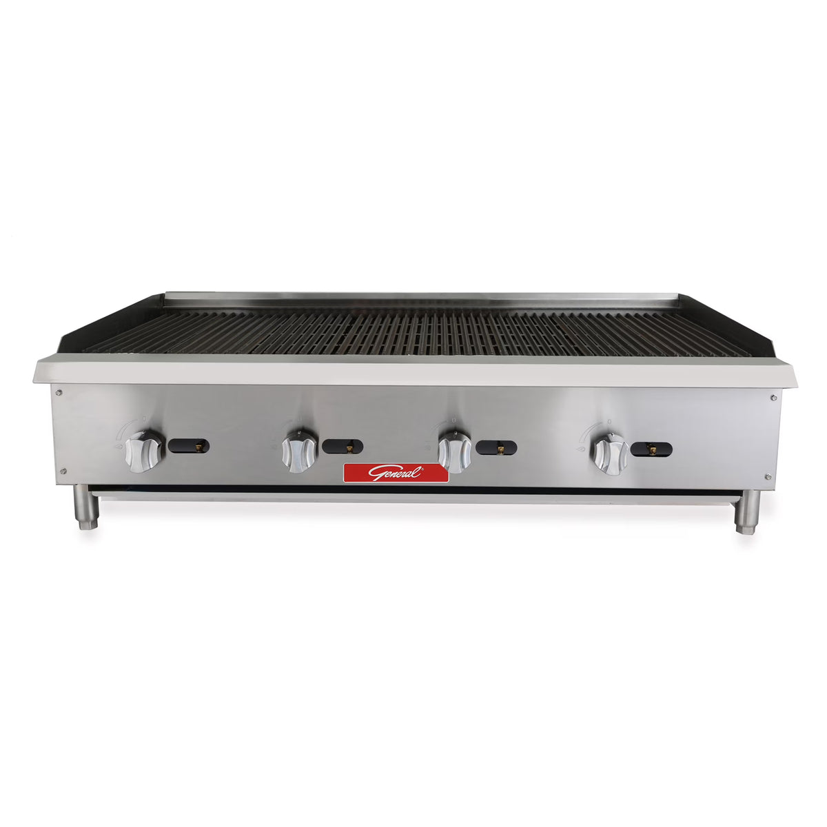 48" 4 Burner Stainless Steel Charbroiler Grill S444
