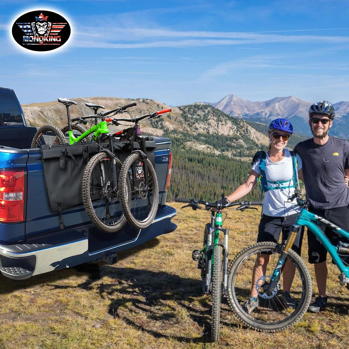 Tailgate Bike Pads with Tool Pocket, 21" Wide Pack of 2 I806263