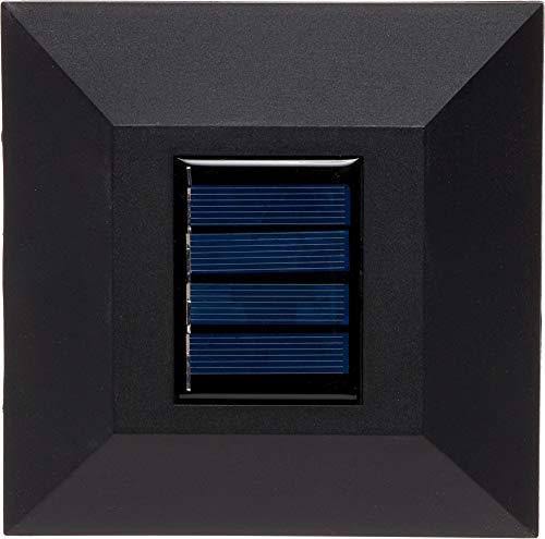 12 Pack Solar Powered 10 Lumen Post Cap Light (Black) T704