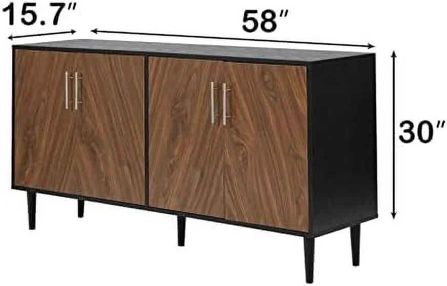 Black 4 Door Sideboard R784624