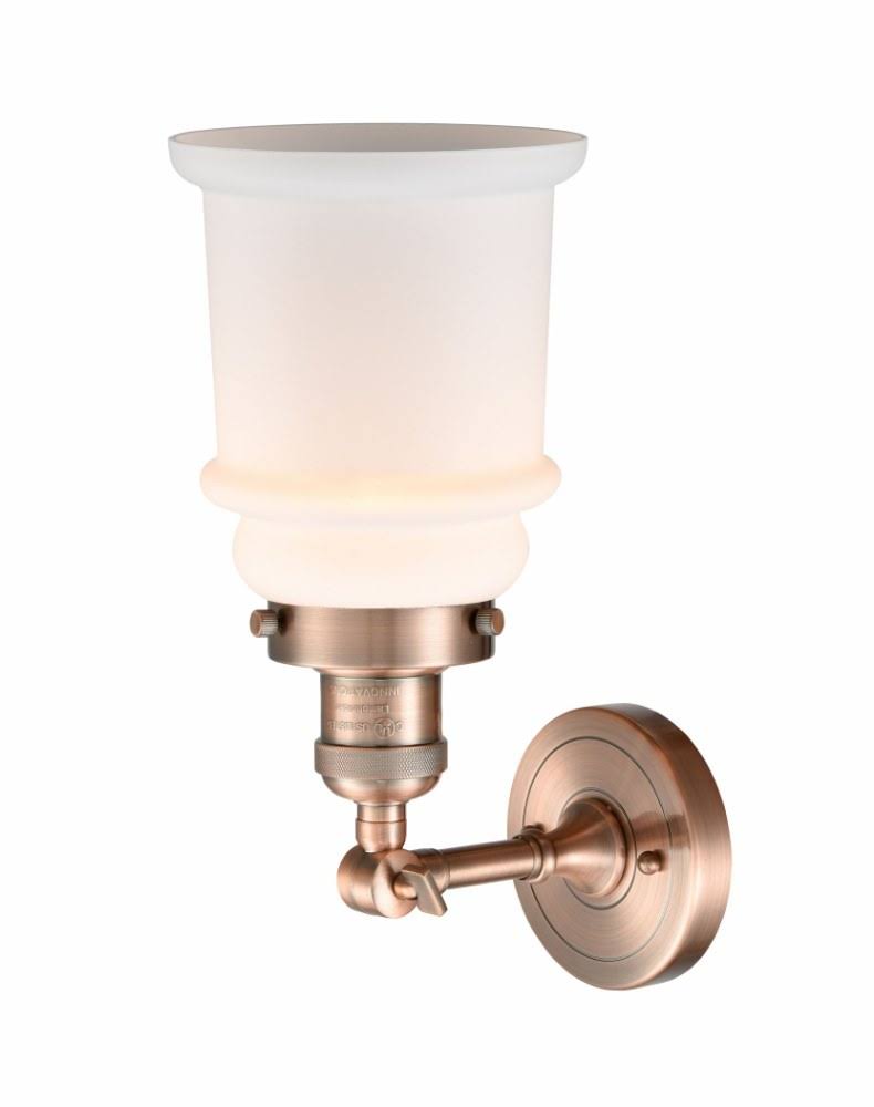 Black 1 Light Sconce V10854