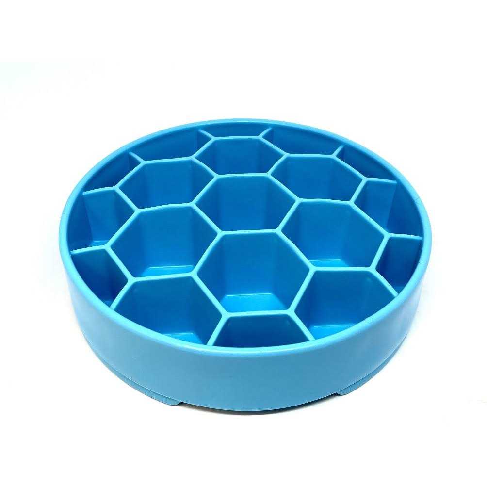 Honeycomb Design Slow Feeder Bowl for Dogs U974662