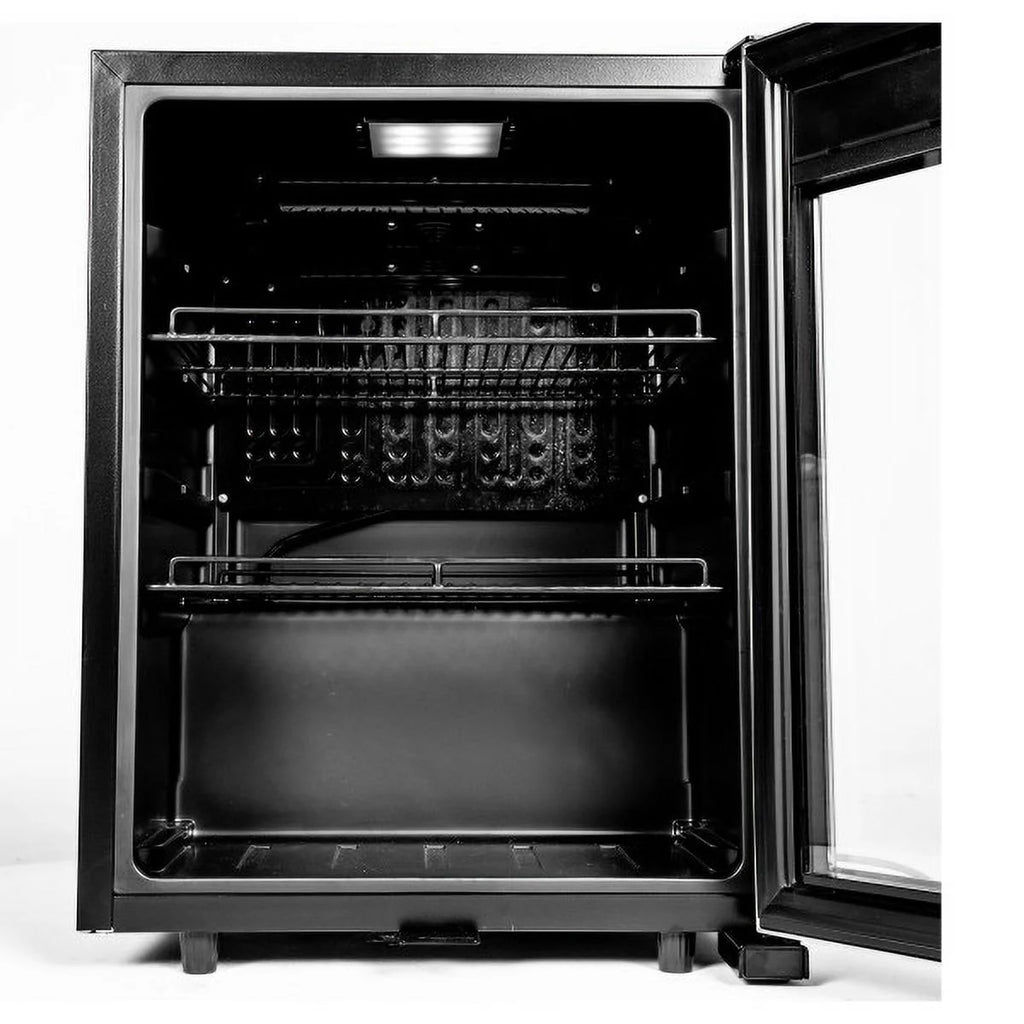 2.1 Cu Ft Black and Stainless Commercial Merchandiser K2166